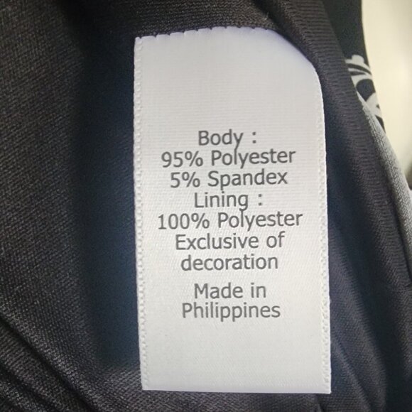 41 HAWTHORN Stitch Fix Black White Sleeveless Jeweled Dress Womens Size S Small - Picture 7 of 8